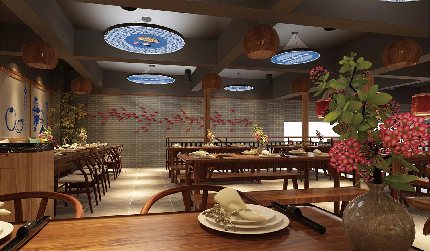 茶饮如何让中餐厅的餐饮空间设计，蕴含中国传统文化底蕴？
